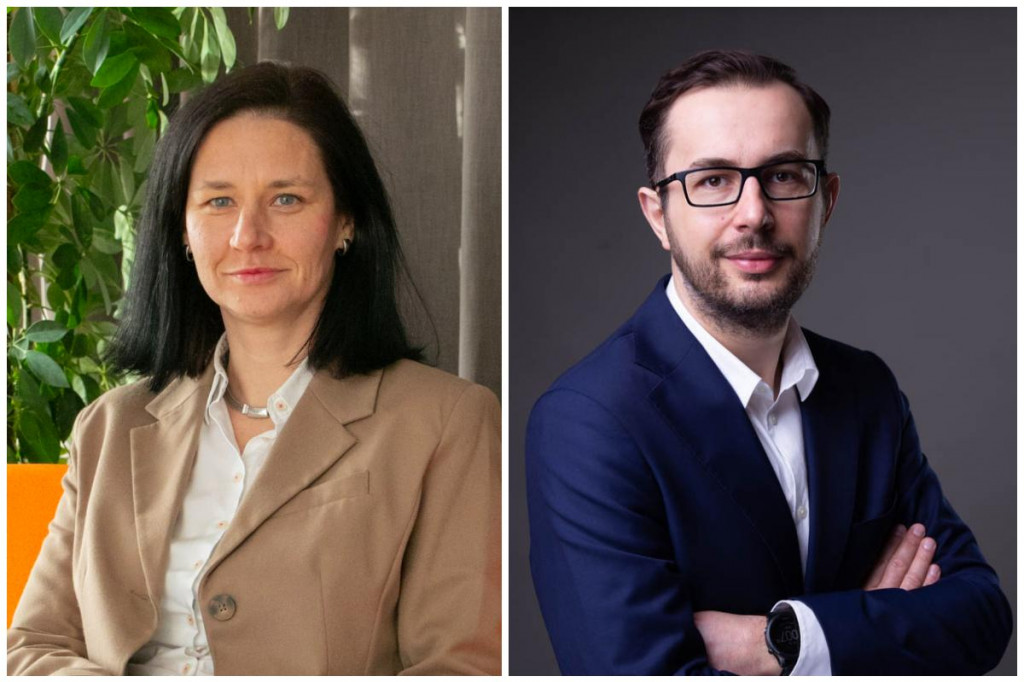 Katar&iacute;na Boledovičov&aacute; a Pawel Galej.