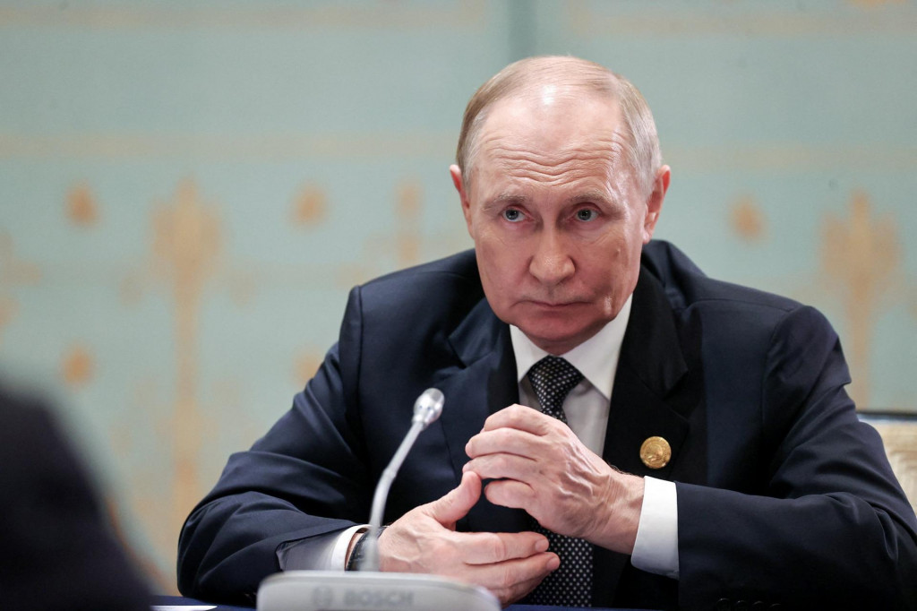 Ruský prezident Vladimir Putin na summite v Číne. FOTO: REUTERS/WANA