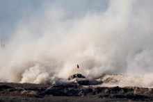 Podľa správ izraelských médií skupina takmer 400 rezervistov vopred avizovala, že prípadný povolávací rozkaz neuposlúchne. FOTO: REUTERS