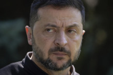 Na snímke ukrajinský prezident Volodymyr Zelenskyj. FOTO: TASR/AP