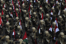 Bojovníci húsíovcov. FOTO: TASR/AP