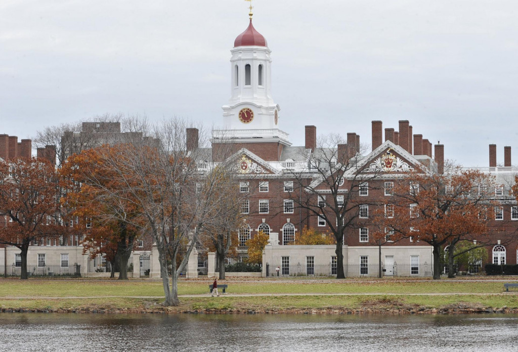 Harvardova univerzita v americkom meste Cambridge. FOTO: TASR/AP