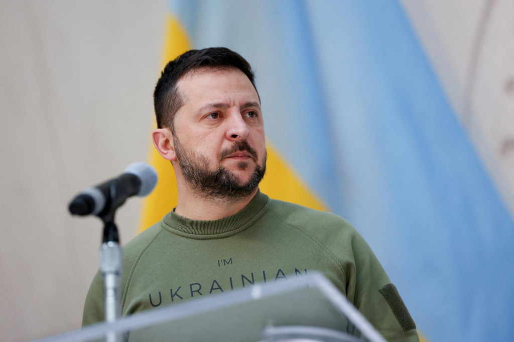 Ukrajinský prezident Volodymyr Zelenskyj. FOTO: REUTERS