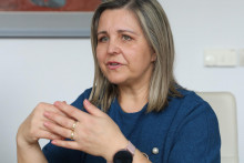 Erika Jurinová - predsedníčka Žilinského samosprávneho kraja. FOTO: Peter Mayer