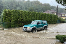 Zatopená obec Borinka.

FOTO: HN