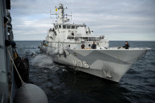 Švédske námorníctvo. FOTO: Reuters