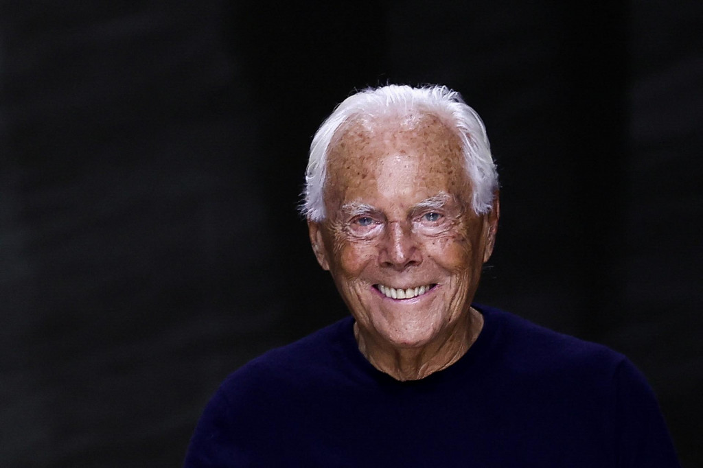 Módny návrhár Giorgio Armani. FOTO: Reuters