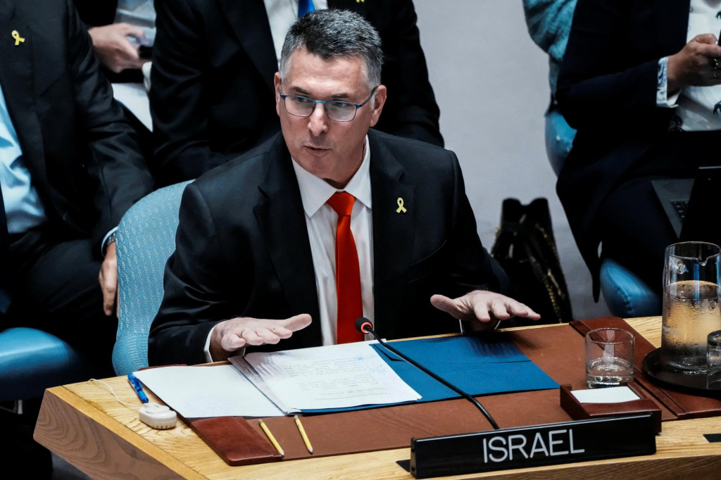 Izraelský minister zahraničných vecí Gideon Sa‘ar. FOTO: Reuters