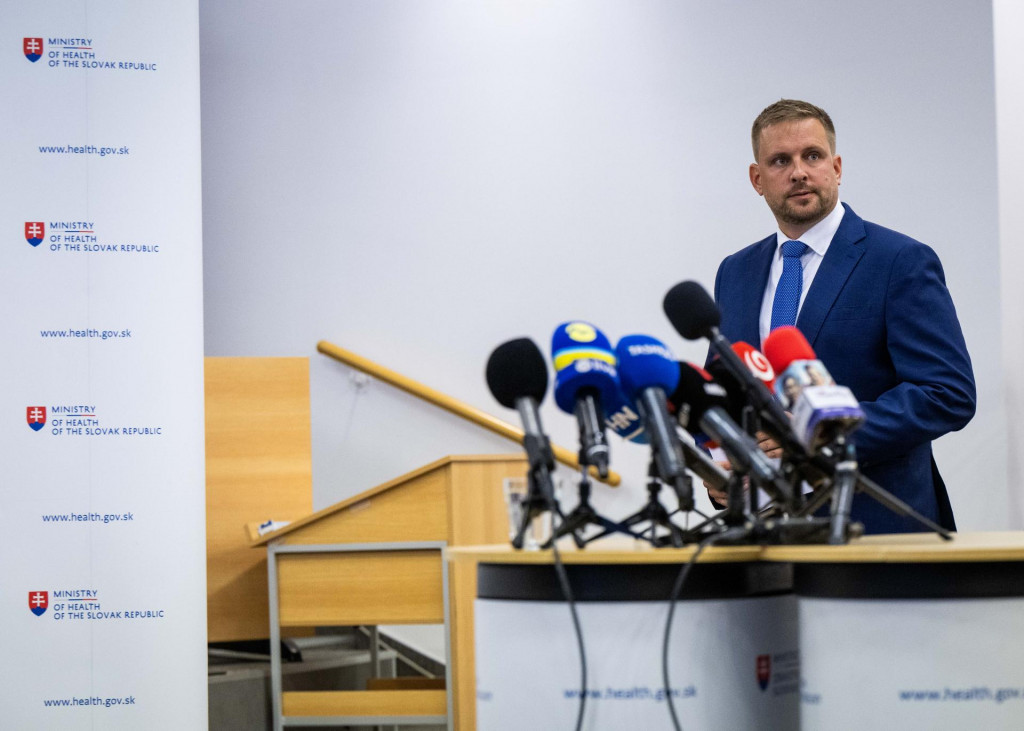 Na snímke minister zdravotníctva SR Kamil Šaško (Hlas-SD). FOTO TASR