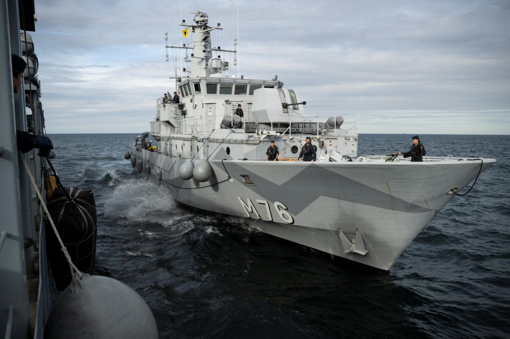 Švédske námorníctvo. FOTO: Reuters