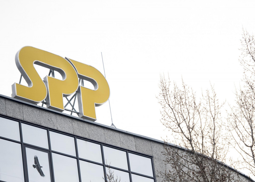 Na snímke logo Slovenského plynárenského priemyslu (SPP), a. s. FOTO: TASR/Martin Baumann