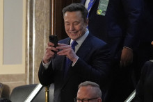 Na snímke miliardár a majiteľ spoločnosti Tesla Elon Musk. FOTO: TASR/AP