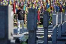 Lyčakivský cintorín na Ukrajine. FOTO: Reuters