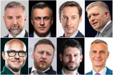 Diskutujúci politici, ktorých pozvali do tohto víkendových politických relácií.