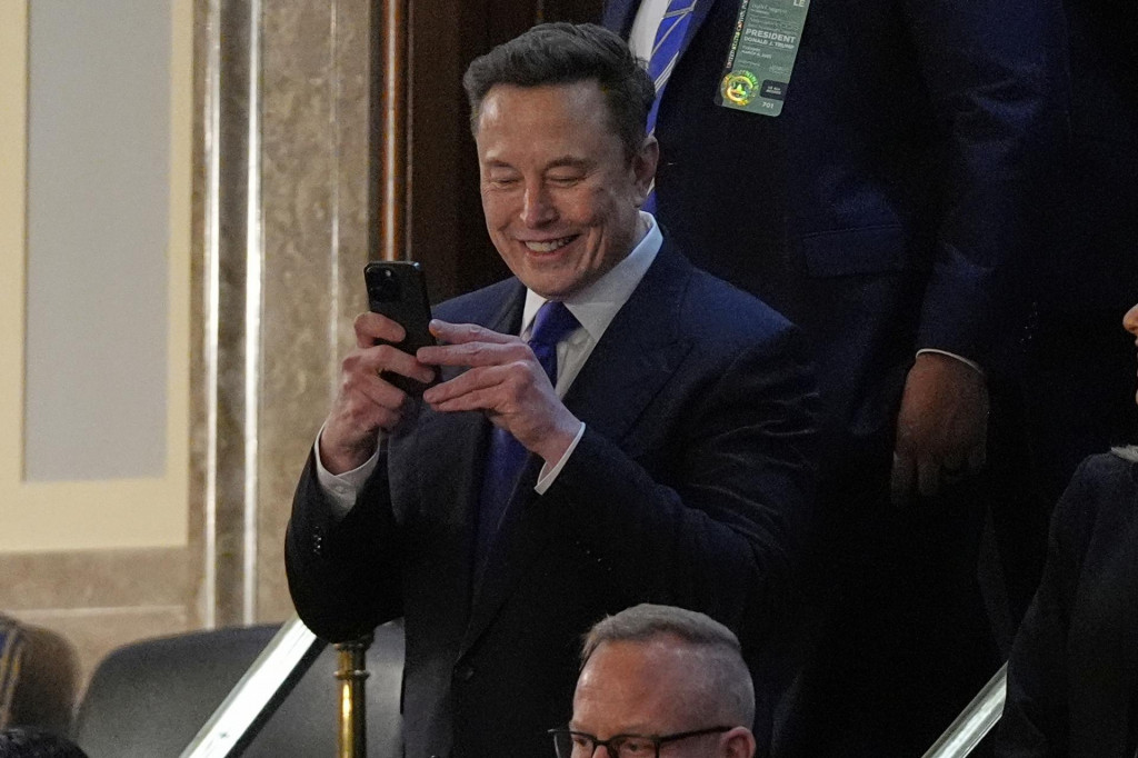 Na snímke miliardár a majiteľ spoločnosti Tesla Elon Musk. FOTO: TASR/AP