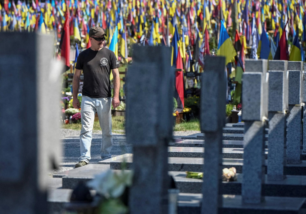 Lyčakivský cintorín na Ukrajine. FOTO: Reuters