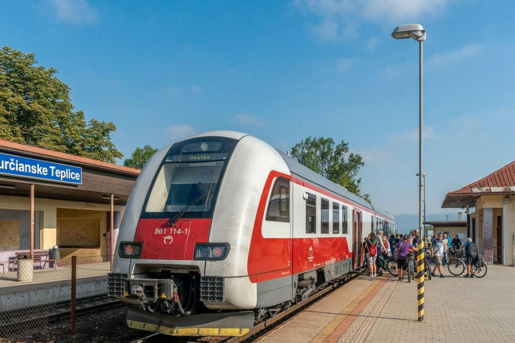 Na snímke motorák 861, ktorý vyrábajú ŽOS Vrútky.
