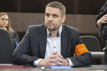 Na snímke obžalovaný Adam Puškár. FOTO: TASR/Martin Baumann