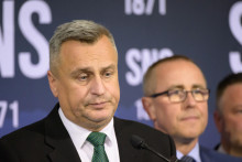 Na snímke predseda SNS a podpredseda parlamentu Andrej Danko. FOTO: TASR/Hernich Mišovič