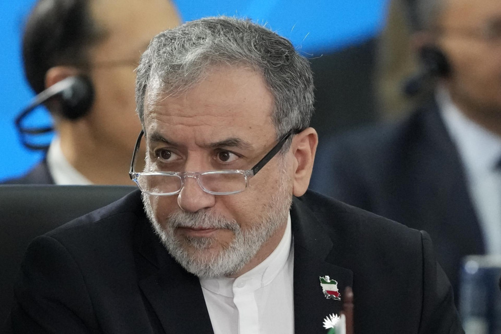 Iránsky minister zahraničných vecí Abbás Arákčí. FOTO: TASR/AP