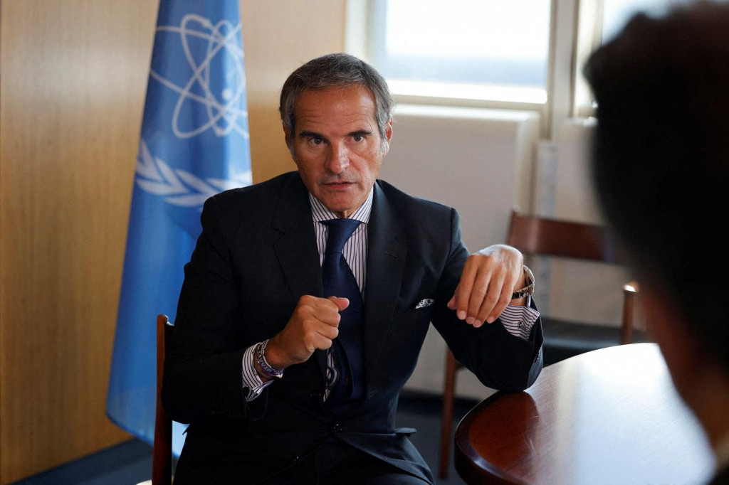 Generálny riaditeľ Medzinárodnej agentúry pre atómovú energiu (MAAE) Rafael Grossi. FOTO: REUTERS