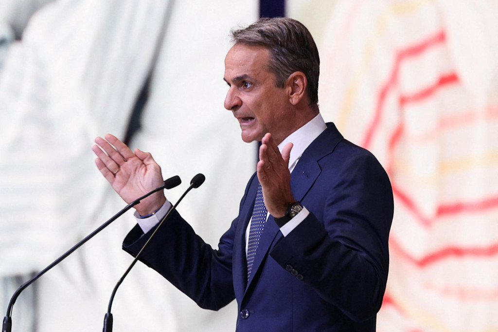 Grécky premiér Kyriakos Mitsotakis. FOTO: REUTERS