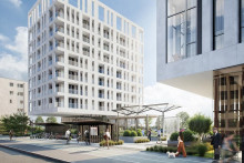 Na snímke je budúca výstavba Stollwerck Residence na Račianskej ulici v Bratislave.