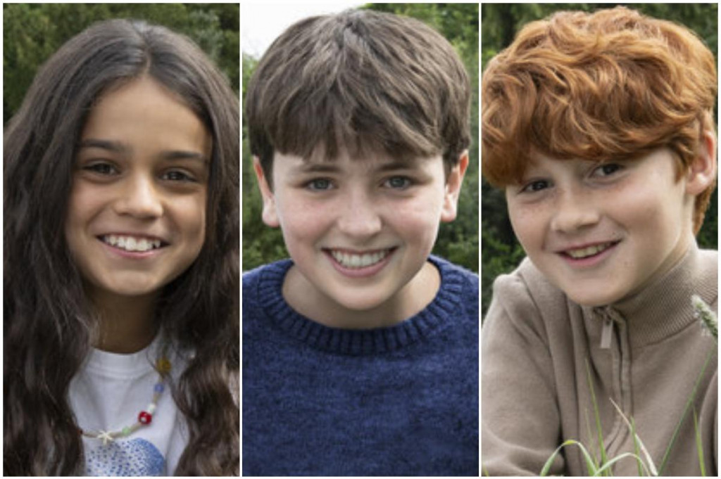 Toto sú predstavitelia trojice detských hrdinov televízneho seriálu Harry Potter.