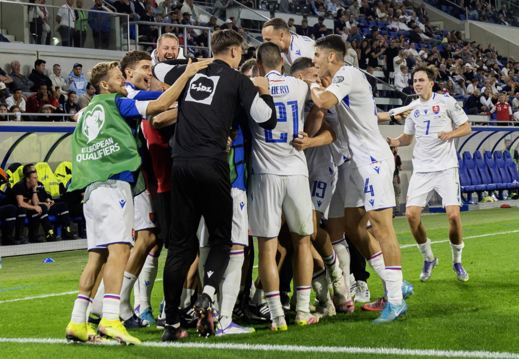 Vydreté, ubojované, no o to cennejšie. Také bolo víťazstvo Slovákov v druhom kvalifikačnom vystúpení na pôde Luxemburska. FOTO: TASR/M. Baumann