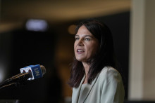 Nová predsedníčka Valného zhromaždenia Organizácie Spojených národov (VZ OSN), bývalá nemecká ministerka zahraničných vecí Annalena Baerbocková. FOTO: TASR/AP