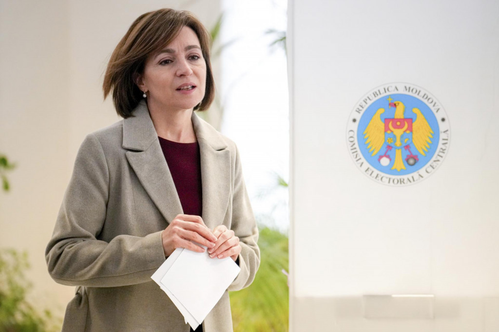 Prezidentka Moldavska Maia Sanduová. FOTO: TASR/AP