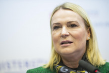 Ministerka obrany Českej republiky Jana Černochová. FOTO: TASR/Jakub Kotian