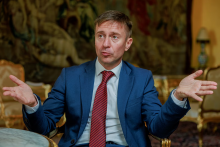 Ukrajinský bezpečnostní analytik Oleksandr Danylyuk. FOTO: MAFRA/PETR TOPIČ