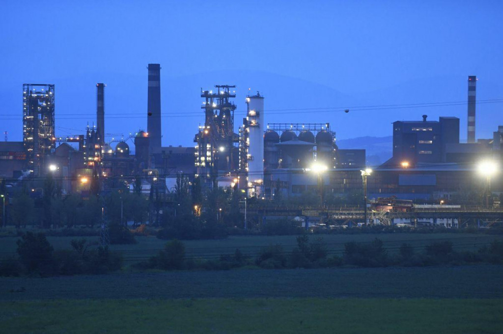 Závod U. S. Steel v Košiciach. FOTO TASR/František Iván