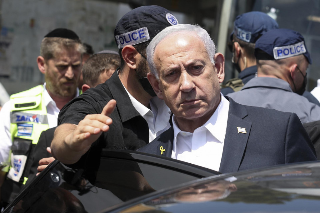 Izraelský premiér Benjamin Netanjahu. FOTO: TASR/AP