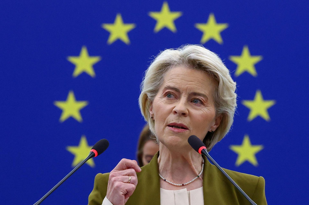 Predsedníčka Európskej komisie Ursula von der Leyenová. FOTO: REUTERS