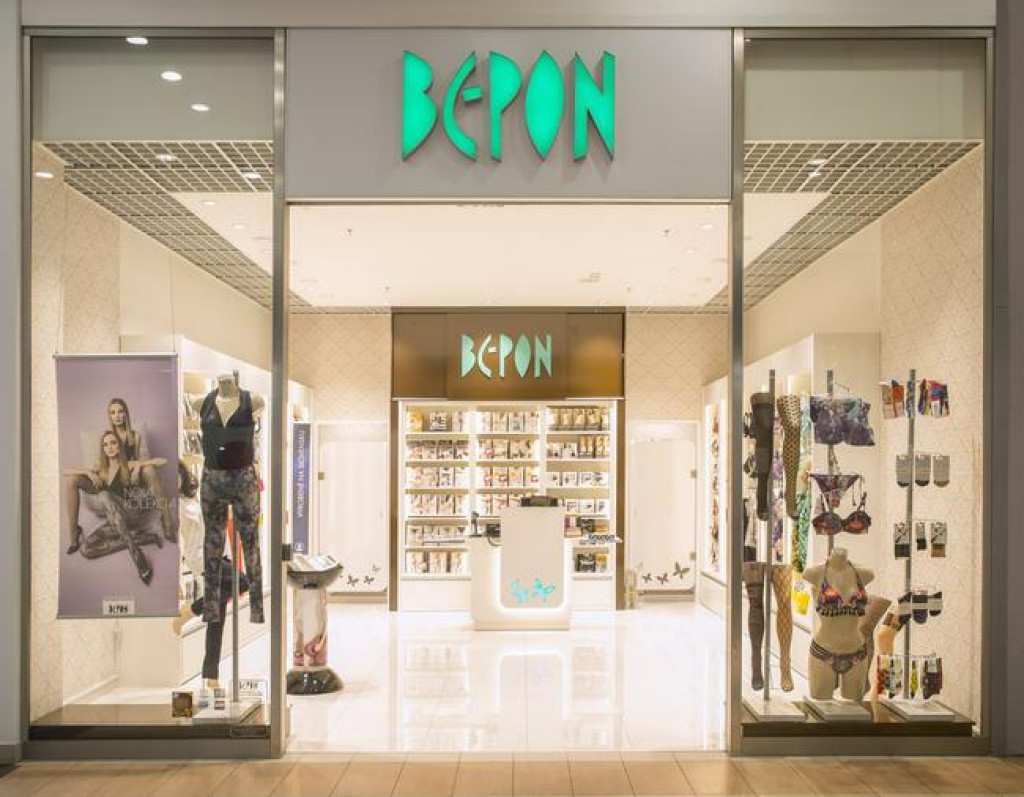 Predajňa Beponu v OC Centro v Nitre.