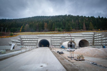 Tunel Višňové má byť otvorený skôr, než sa pôvodne predpokladalo. FOTO: HN/Miroslava Spodniaková