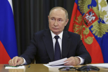 Na snímke ruský prezident Vladimir Putin. FOTO: TASR/AP