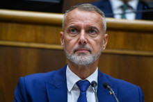 Na snímke predseda parlamentu Richard Raši počas 39. schôdze Národnej rady v Bratislave. FOTO: TASR/Jaroslav Novák