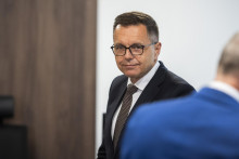 Na snímke guvernér Národnej banky Slovenska Peter Kažimír. FOTO: TASR/Jaroslav Novák