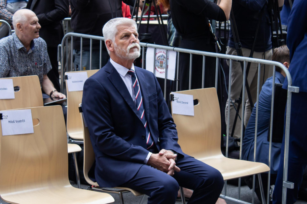 Český prezident Petr Pavel. FOTO: TASR/Barbora Vizváryová