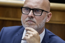 Na snímke opozičný poslanec Národnej rady Branislav Gröhling (SaS). FOTO TASR -
