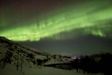 Polárna žiara v Tromsø.