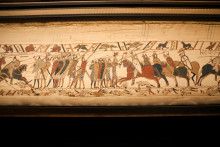 M&uacute;zeum Bayeux vystavuje tapis&eacute;riu z Bayeux. FOTO: Reuters