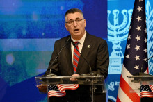 Minister zahraničných vecí Izraela Gideon Saar.  FOTO: Reuters