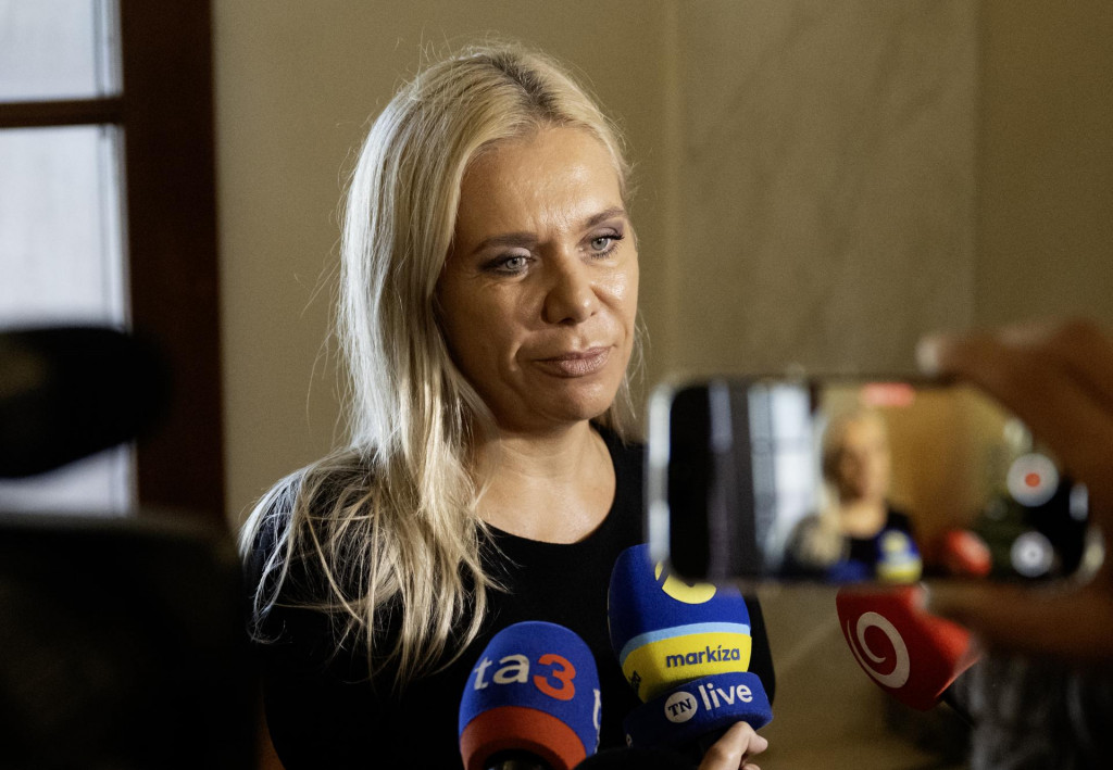 Ministerka hospodárstva SR Denisa Saková (Hlas-SD). FOTO: TASR/Martin Baumann
