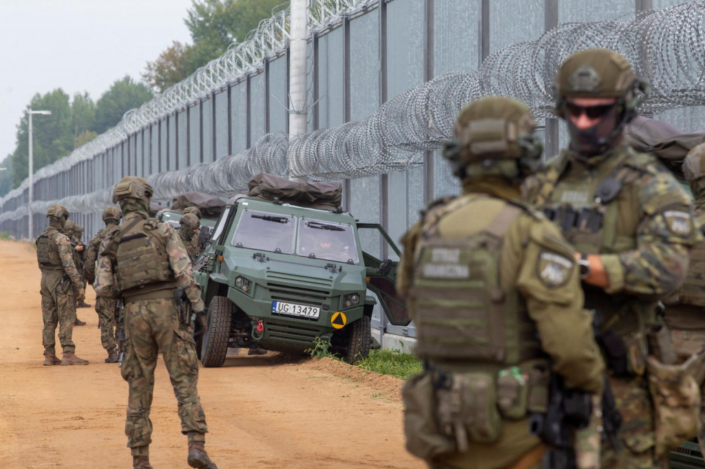 Hranica Poľska a Bieloruska. FOTO: Reuters