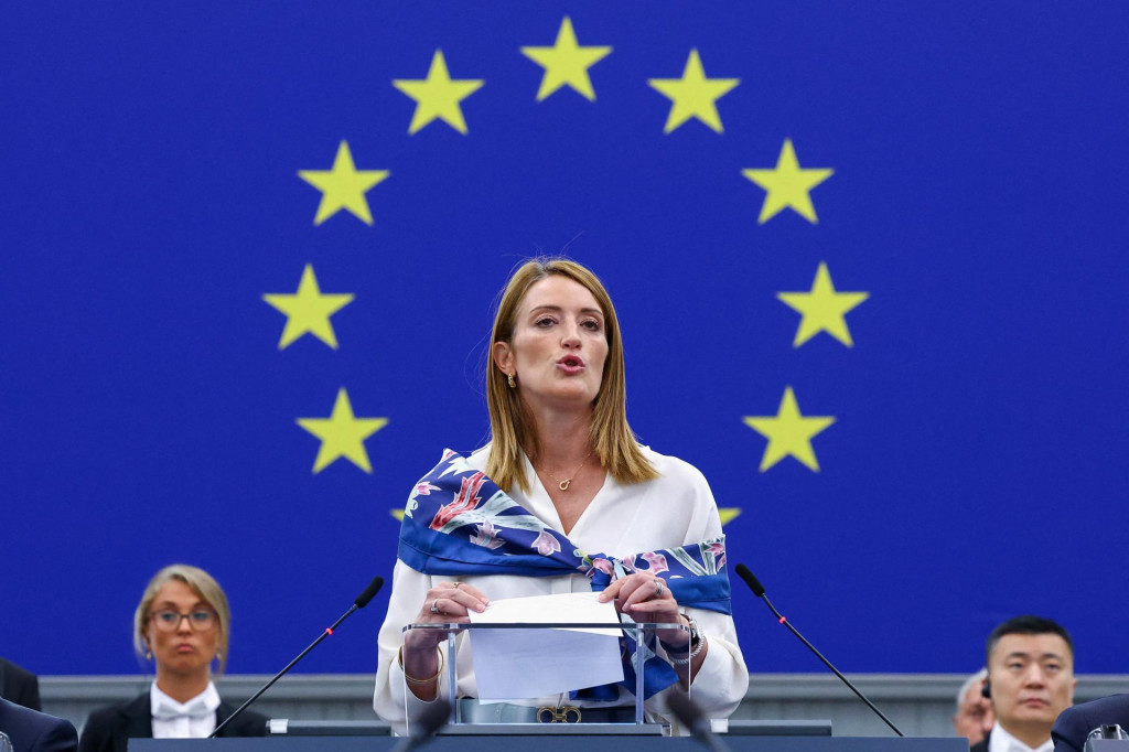 Predsedníčka Európskeho parlamentu Roberta Metsolová. FOTO: Reuters