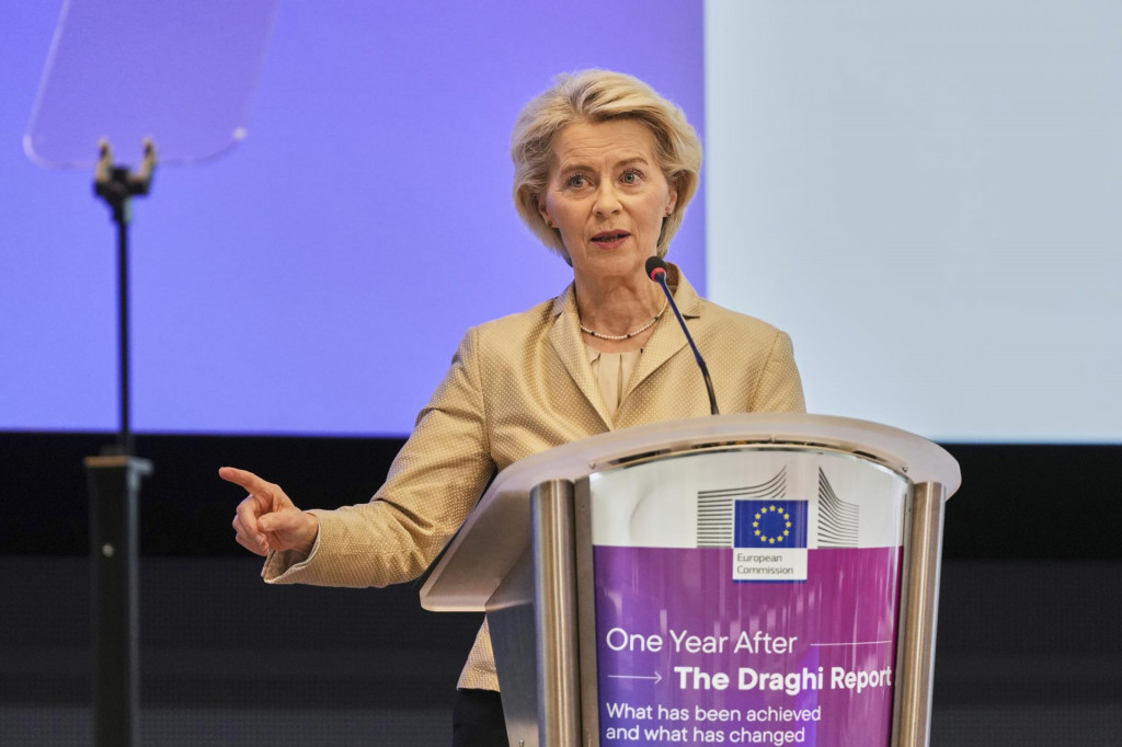 Predsedníčka Európskej komisie Ursula von der Leyenová. FOTO TASR/AP